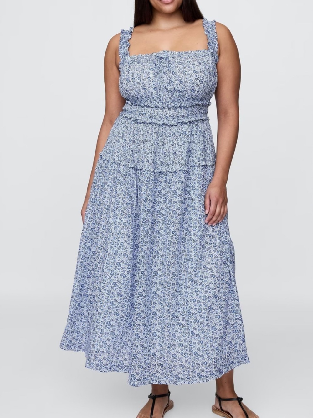 Gap × DÔEN Blue Floral Maxi Dress - Women - Picture 11 of 11